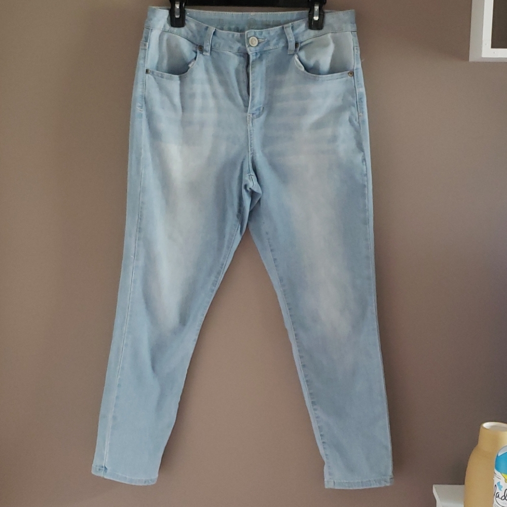light blue jeans